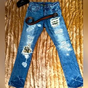 Mens PRPS Camo Accent Jean Sz 31 EUC